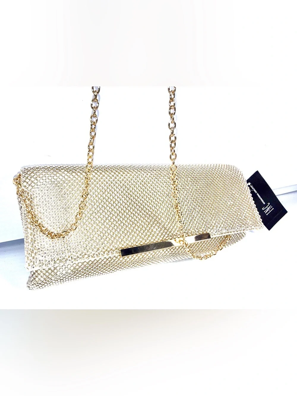 INC International Concepts shimmering mesh